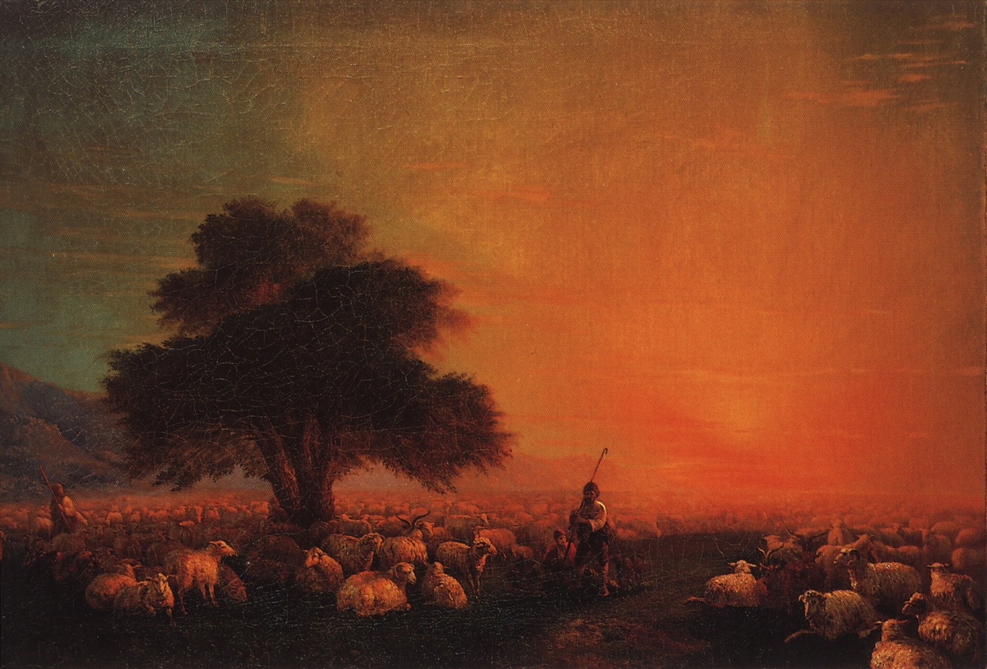 Айвазовский. Овцы на пастбище. 1850-е