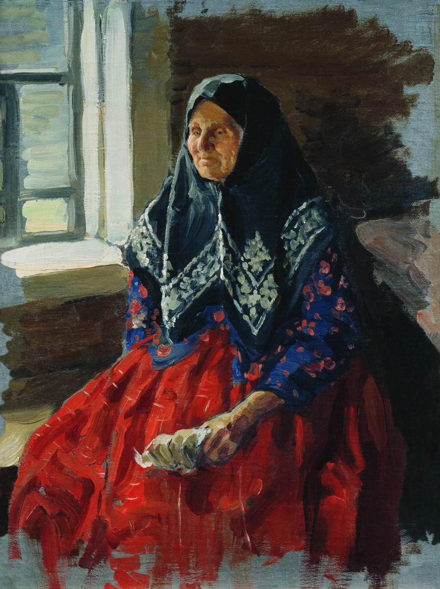 Куликов. Старушка из Нежиловки. 1898