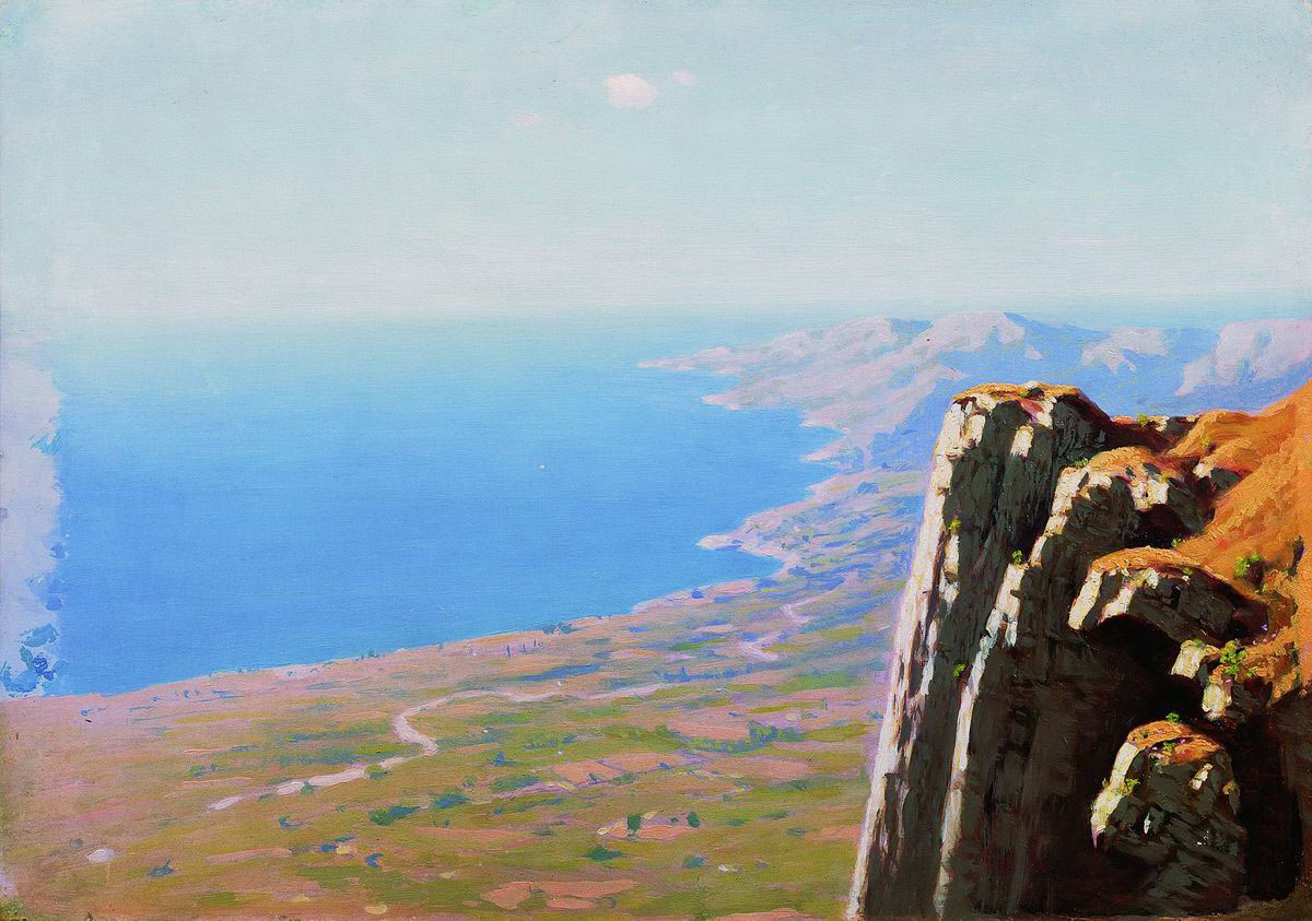 Куинджи. Берег моря со скалой. 1898-1908