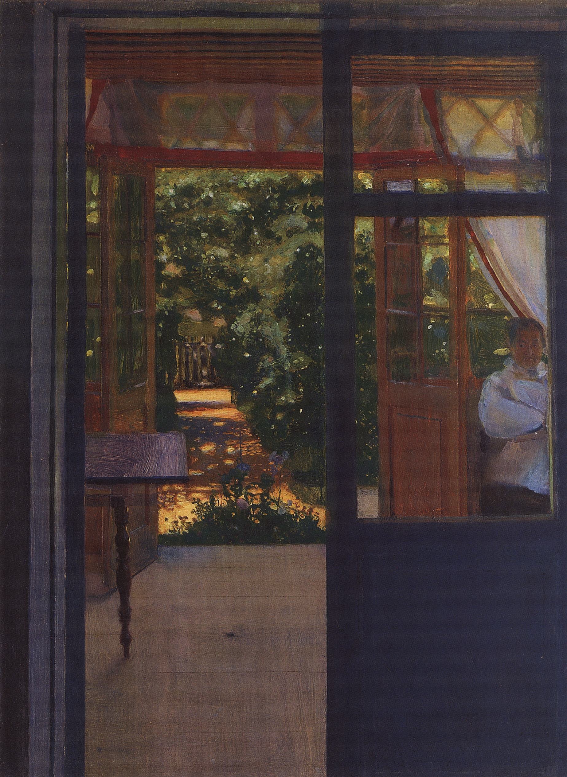 Сомов. На балконе. 1901