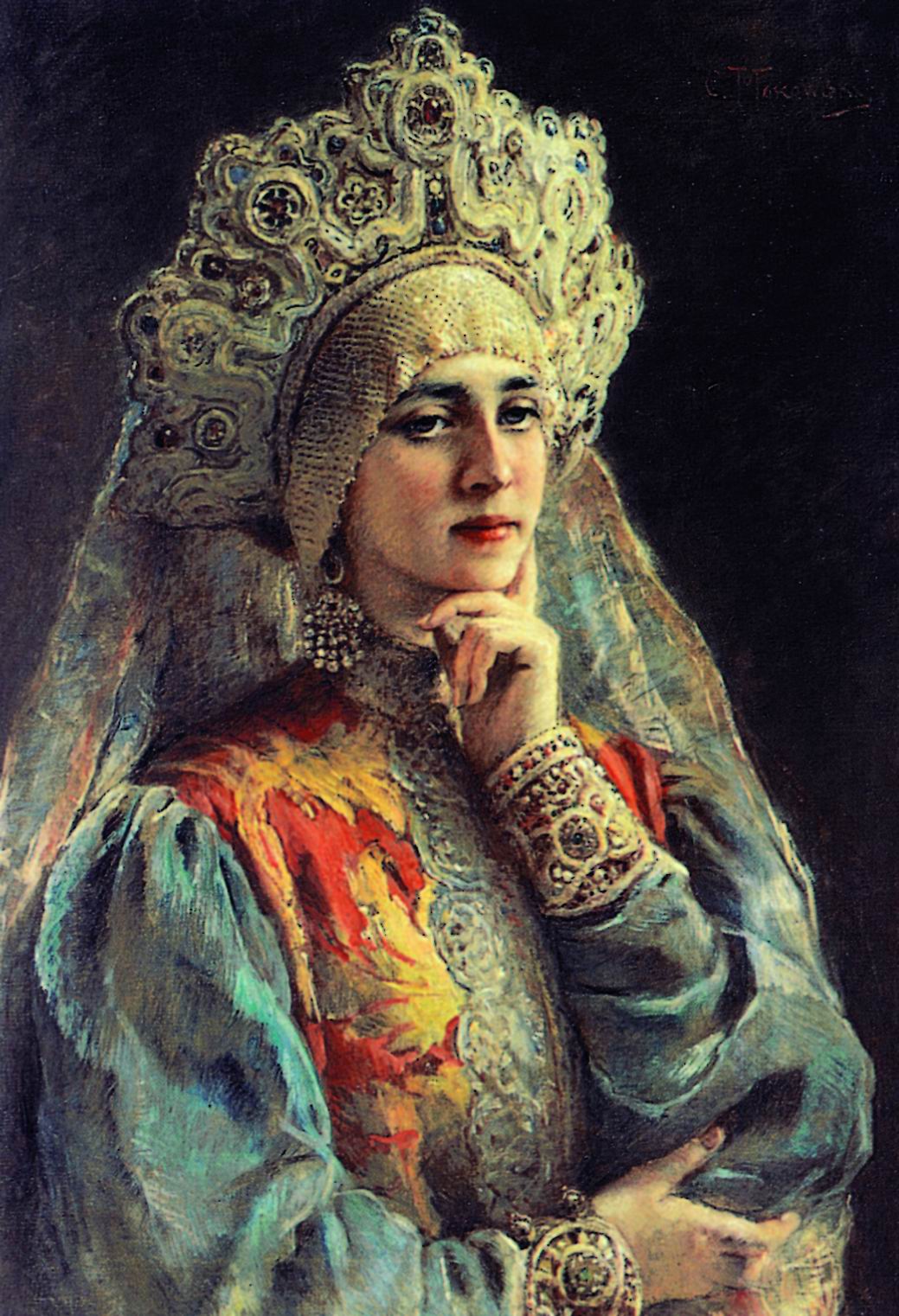 Маковский К.. Русская красавица. 1900-е
